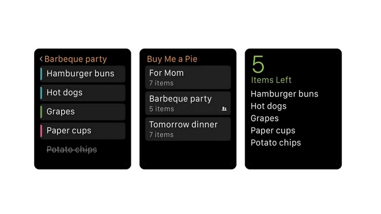 Grocery List screenshot