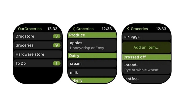 Our Groceries screenshot