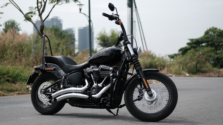 Harley-Davidson Street Bob parked