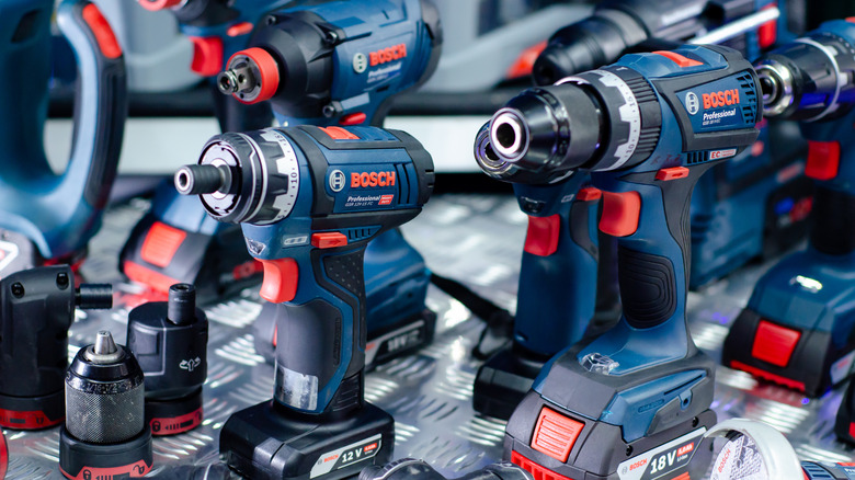 collection of bosch power tools