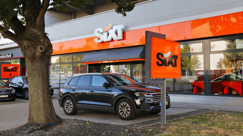 A Sixt rental location in Germany