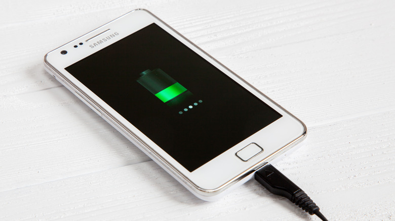 Samsung phone charging