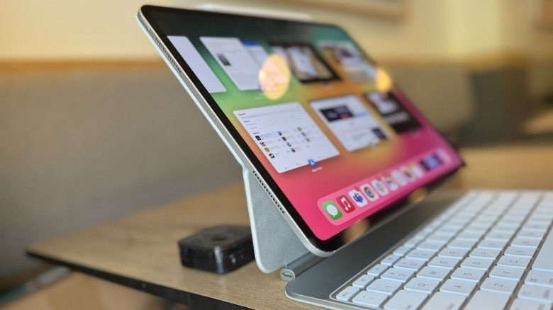 Apple M4 iPad Pro with Magic Keyboard case