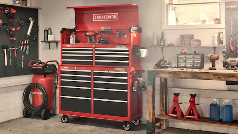 Picture displaying Craftsman storage cabinet