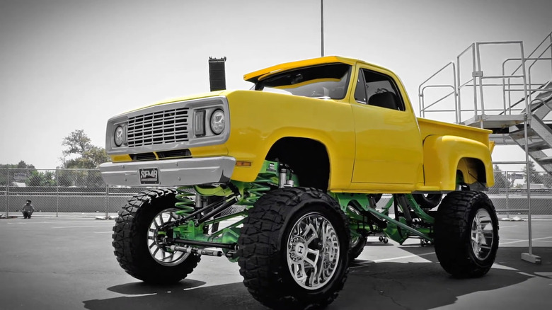 A 1978 Dodge Ram W-150 powered by a Cummins 6BT engine