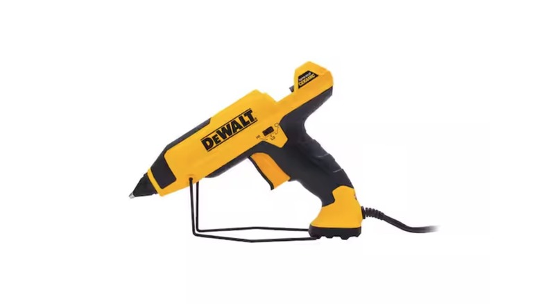 Picture displaying DeWalt glue gun