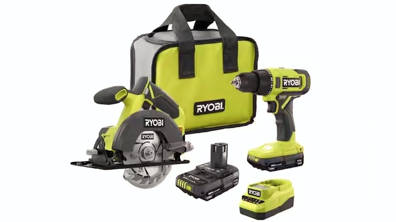 Picture displaying Ryobi Tools Set