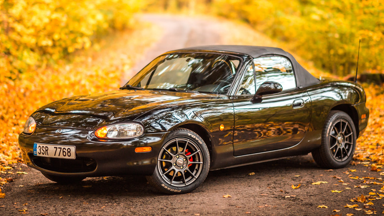 Mazda Miata shiny outdoors