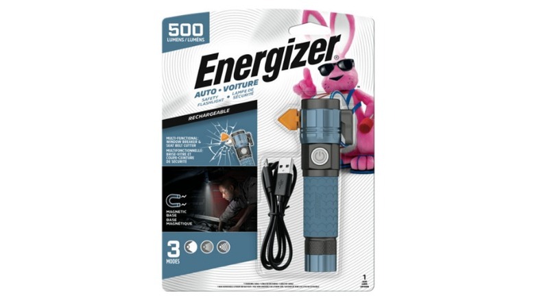 Energizer A-500 Automotive Flashlight kit on white background