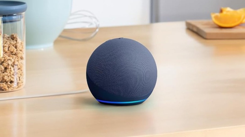 Amazon Echo Dot on table