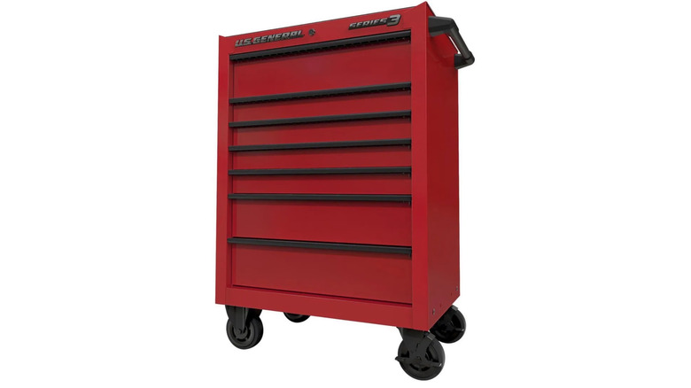 Picture showing a U.S. General tool chest