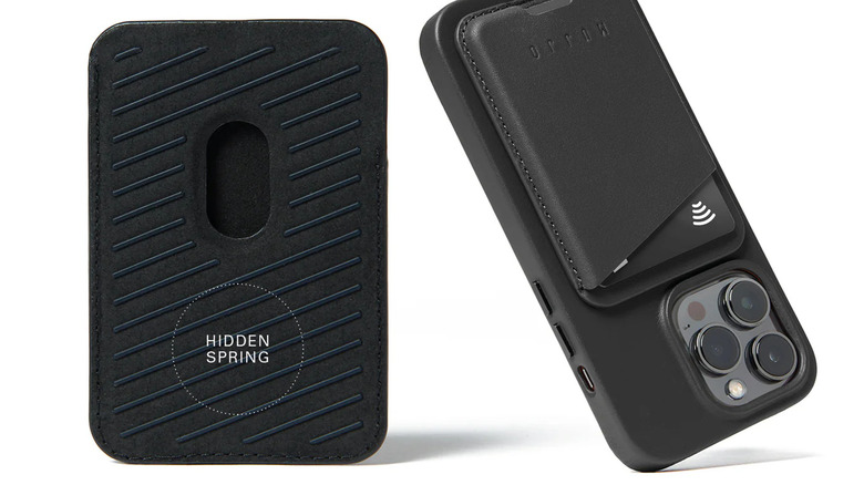wallet on back of phone