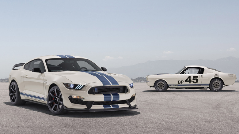 2019 Ford Shelby GT350R with a 1965 Shelby GT350