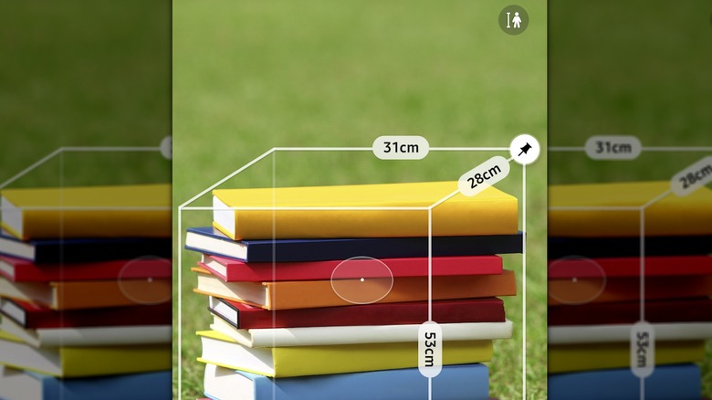Quick Measure app screen