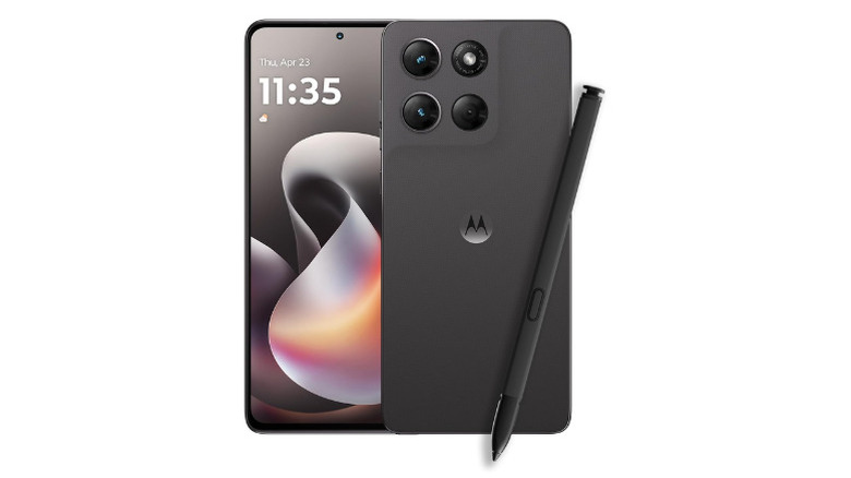 2026 Motorola Moto G Stylus with a stylus pen