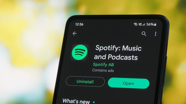 Spotify google play store