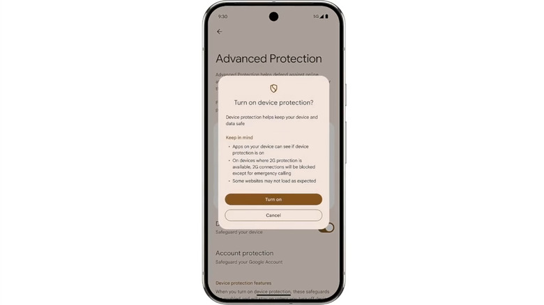 Android 16 Advanced Protection Settings