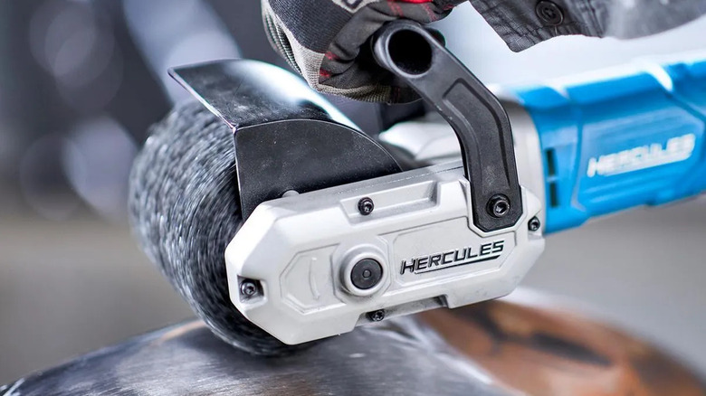 Hercules Conditioning Tool being used on a panel