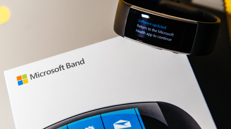 Microsoft Band with box