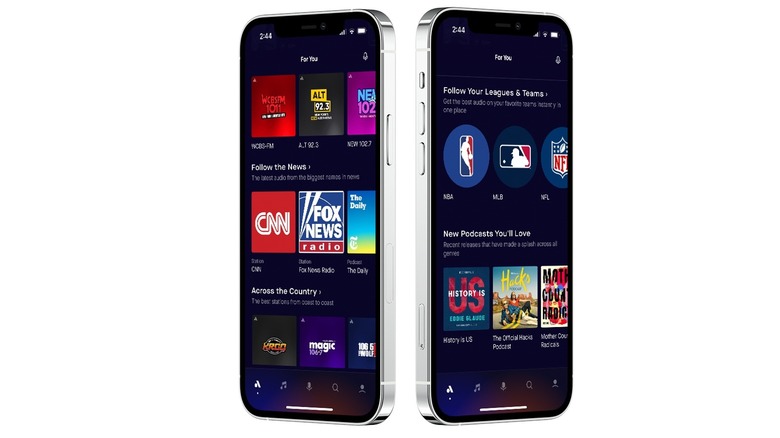 Audacy app iPhone
