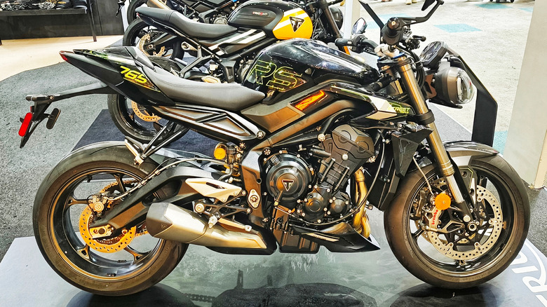 Triumph Street Triple 765 RS motorcycle.