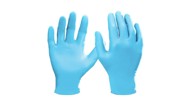 The Hardy 5 mil Nitrile Powder-Free Gloves