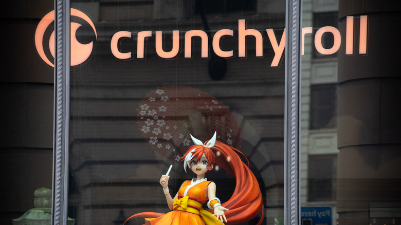 Crunchyroll window display
