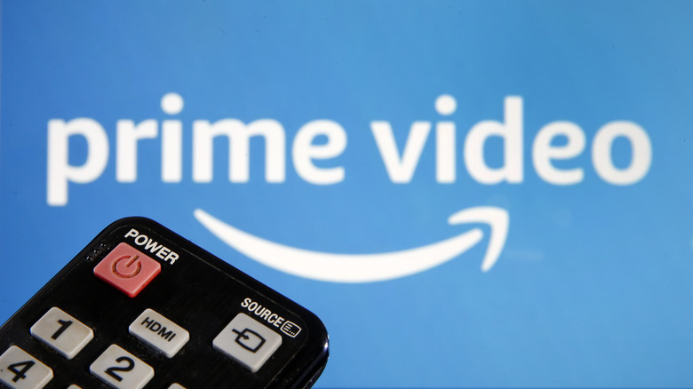Amazon Prime Video logo on a smart TV
