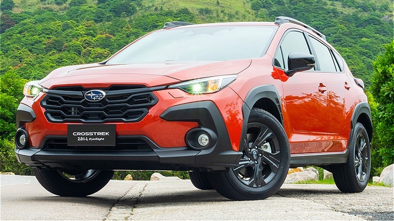 Subaru Crosstrek 2023 on display