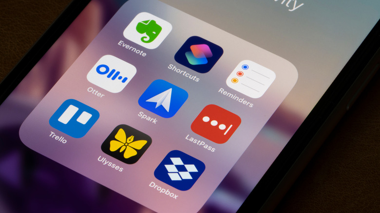 productivity apps on iPhone