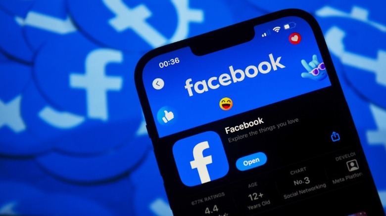 The Facebook app on the App Store
