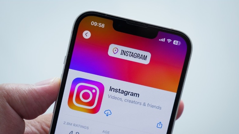Instagram app available for download on the App Store