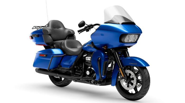 A Blue Burst color Harley-Davidson Road Glide Limited 2024