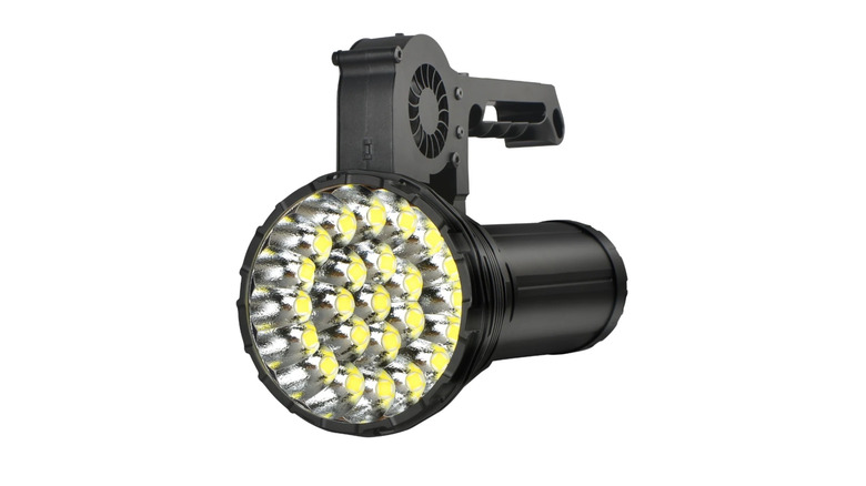 Haikelite Ak24 Flashlight against a white background