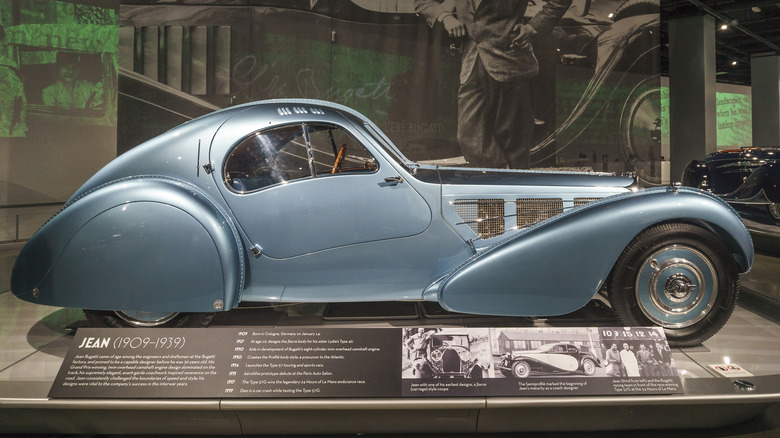 Bugatti Atlantic museum display