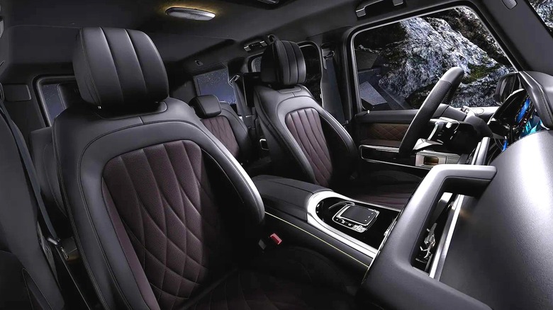 2025 Mercedes Benz G Class Interior In Black