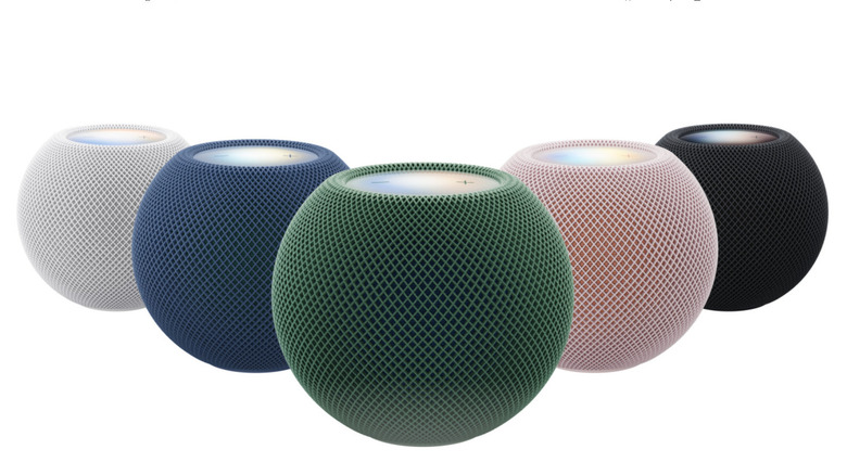 Apple HomePod mini 2 speakers in different colors
