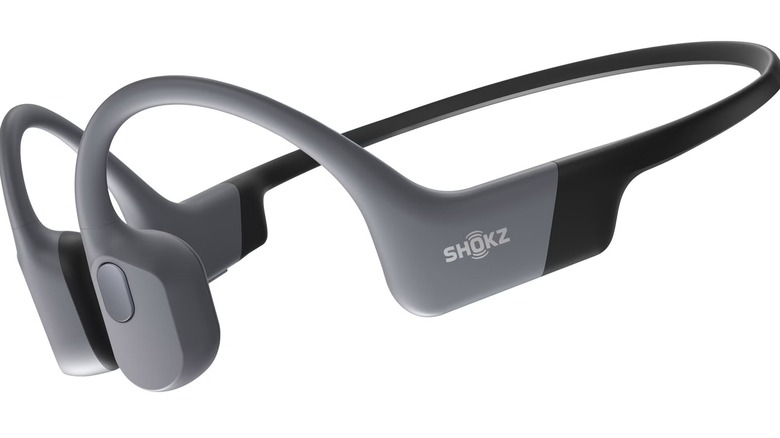The Shokz OpenTri Bone Conduction Sports Headphones.