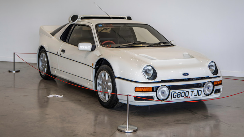 Ford RS200 Evo on display at museum