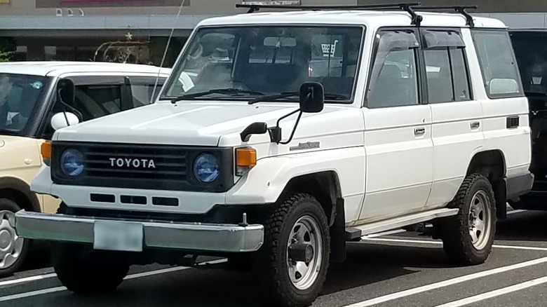 A rare surviving early example of the Toyota Land Cruiser (70 Series) SUV