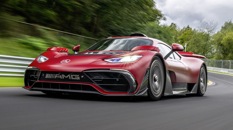 Mercedes-AMG One during its record-setting Nurburgring attempt