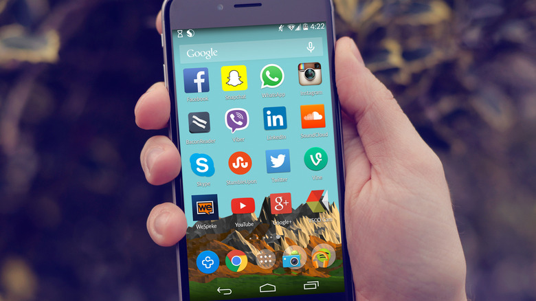 Android home/launcher screen