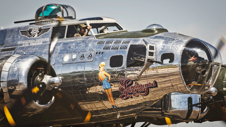 a classic B-17 bomber