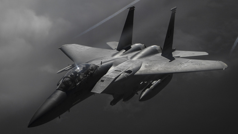F-15E Strike Eagle in flight