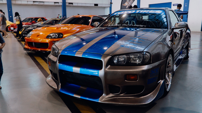 The Fast and the Furious cars on show