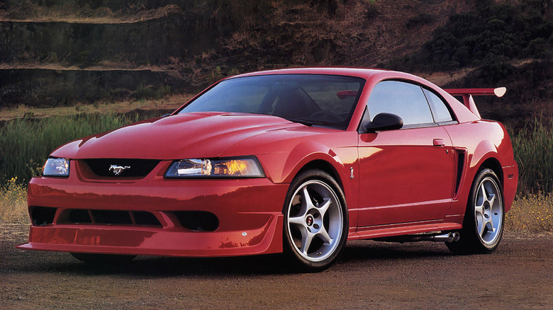 Red Ford Mustang