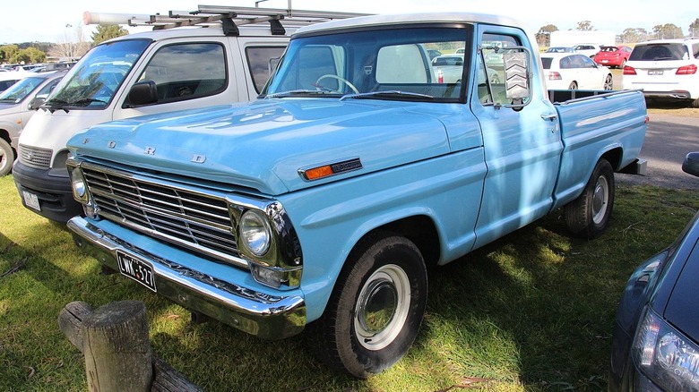 1970 Ford F-100 at a car show