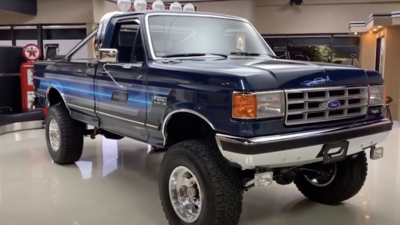 Ford Bigfoot Cruiser displayed at a showroom