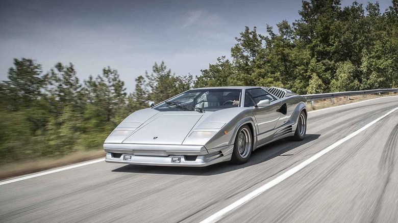 This silver Countach LP 400 was a high-performance beast upon its 1974 release