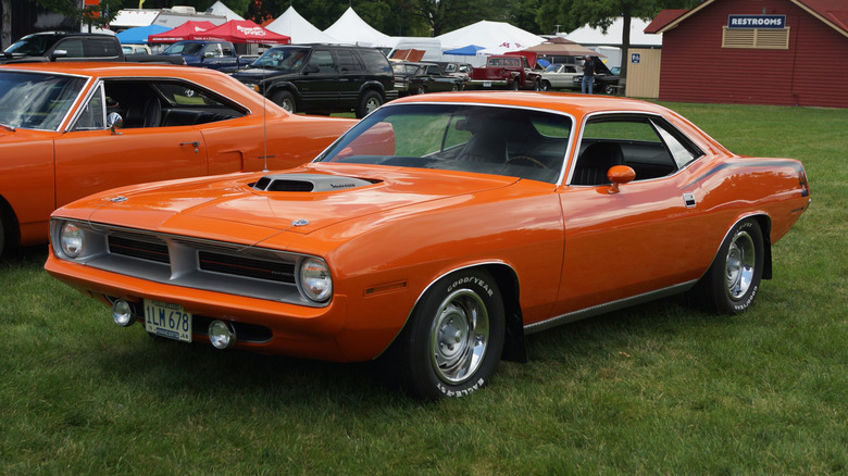 This 1970 Plymouth 'Cuda was one of the first in the line to feature a fierce horespower